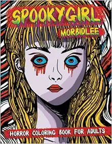 Get - 013. Spooky Girl Horror Coloring Book