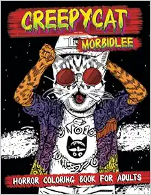 Get - 004. Creepy Cat Coloring Book