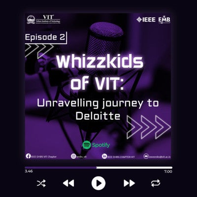 Our new Podcast! - Whizzkids of VIT