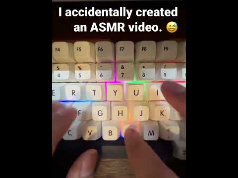 Check out my keyboard ASMR >>  😅🤷🏻‍♀️⌨️