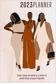 2023 BLACK GIRL PLANNER | VISION BOARD | GOAL SETTING | BUCKET LIST HARD COVER