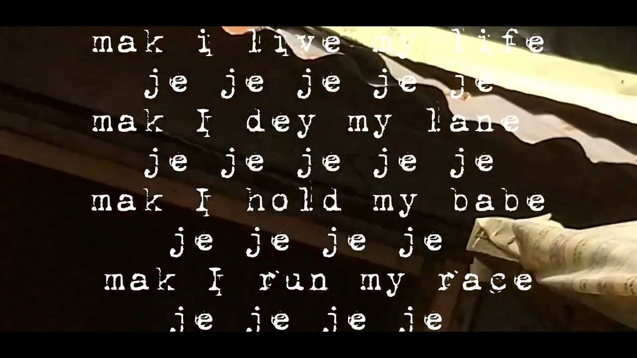 Jeje(lyrics video)