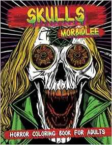 Get - 014. Skulls Horror Coloring Book