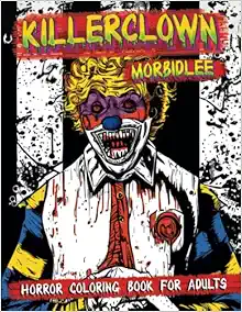Get - 006. Killer Clown Horror Coloring Book
