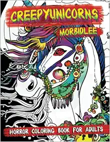 Get - 003. Creepy Unicorns Coloring Book